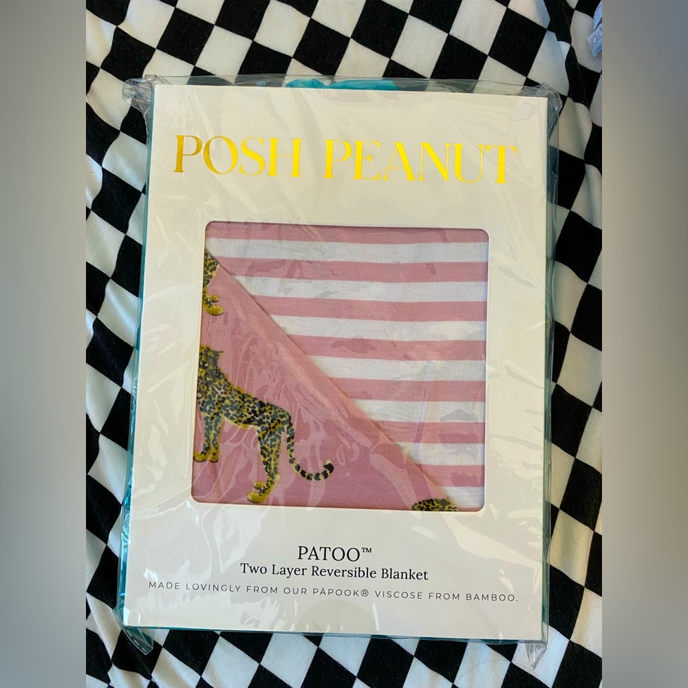 Posh Peanut Mara Blanket NIB